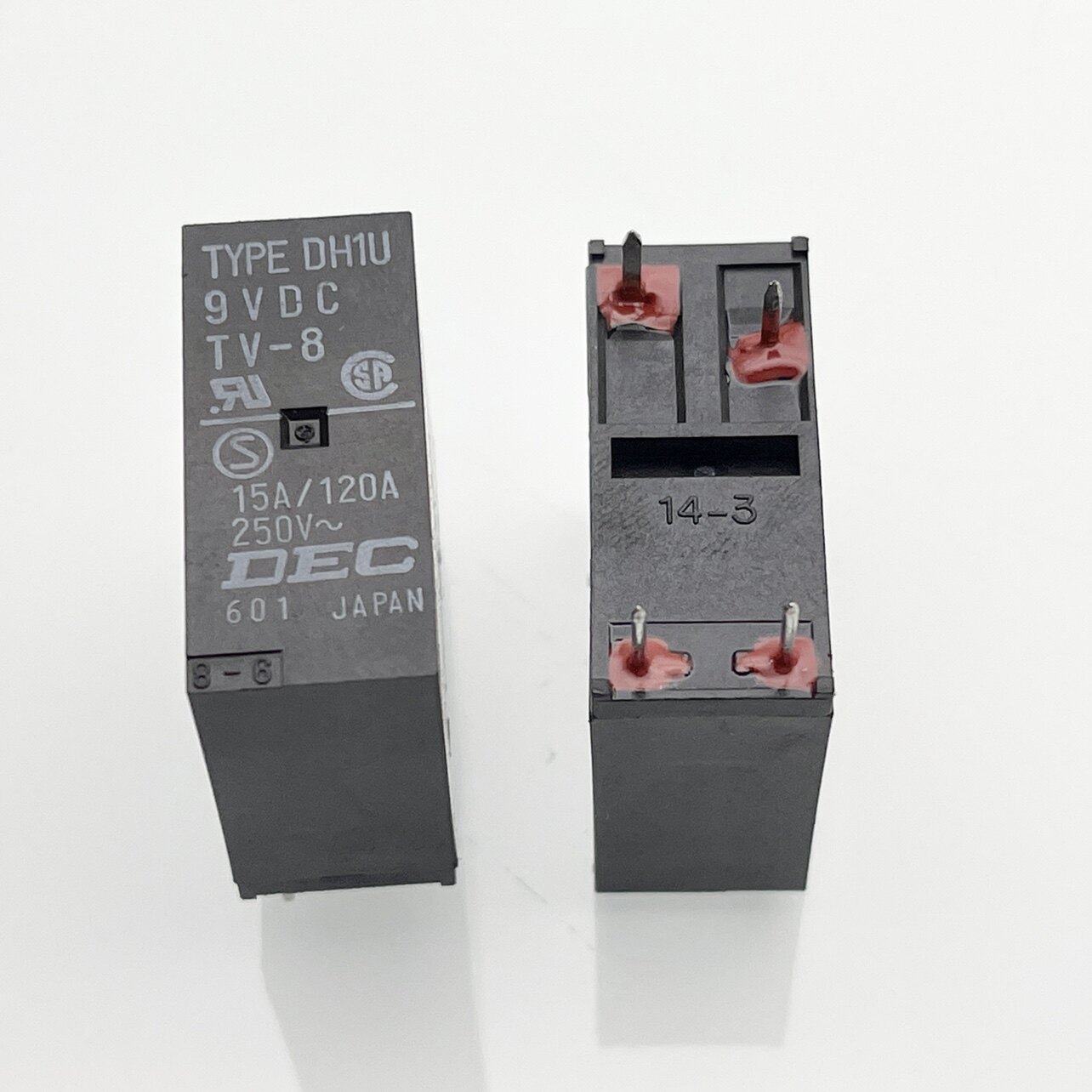 包邮全新原装 DH1U 9VDC 现货功放继电器 DC9V进口DEC TV-8 250A