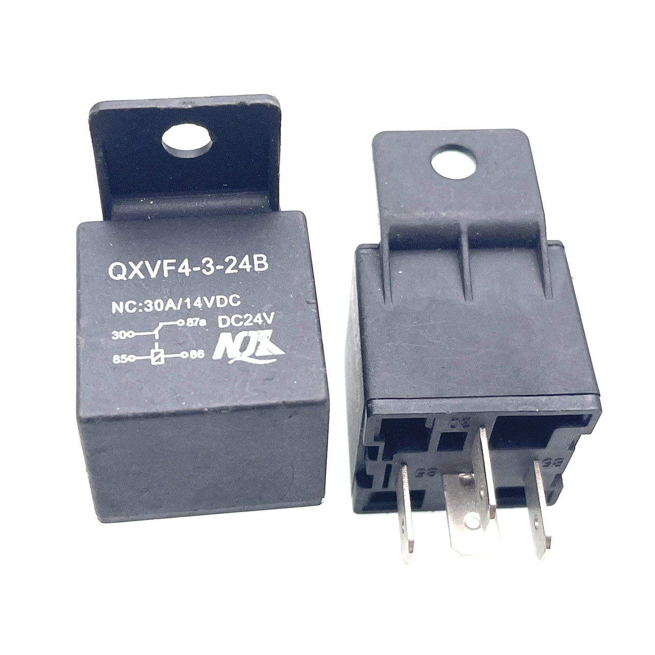 包邮QXVF4-3-24B 常闭型防盗器GPS定位汽车继电器 4脚 24VDC 30A