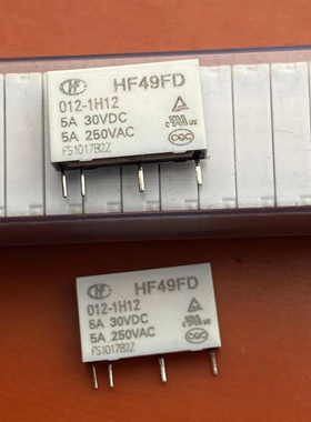 包邮全新原装 HF49FD 012-1H12 现货宏发HF继电器4脚5A30VDC1常开