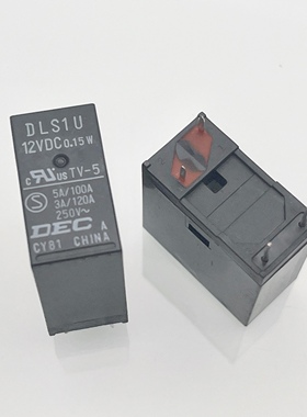 包邮原装现货 DLS1U 12VDC 功放DEC继电TV-5 5A 4脚12V常开 0.15W
