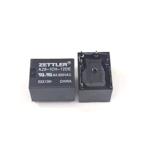 包邮全新原装 AZ8-1CH-12DE 6A300VAC 继电器ZETTLER 5脚位 12VDC