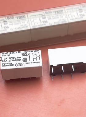 包邮原装 T83S11D412-12 进口德国 12VDC 8脚 2A 信号继电器 12V