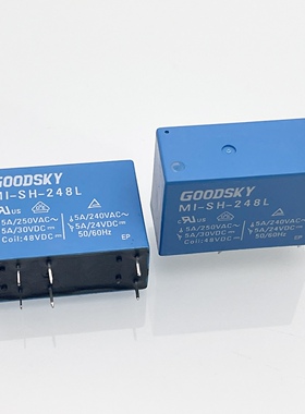 包邮原装现货 MI-SH-248L 现货GOODSKY继电器 48V 5A 8脚 MI-SS-2