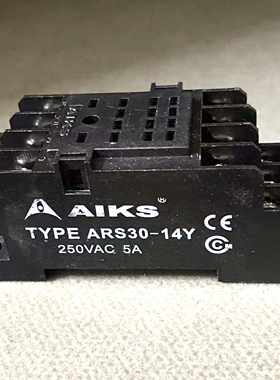 包邮全新原装 AIKS TYPE ARS30-14Y 250VAC 5A适配中间继电器14脚