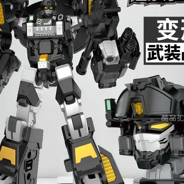 迷你特工队7超级战警力量x变身器人偶公仔男孩儿童福乐战士玩具