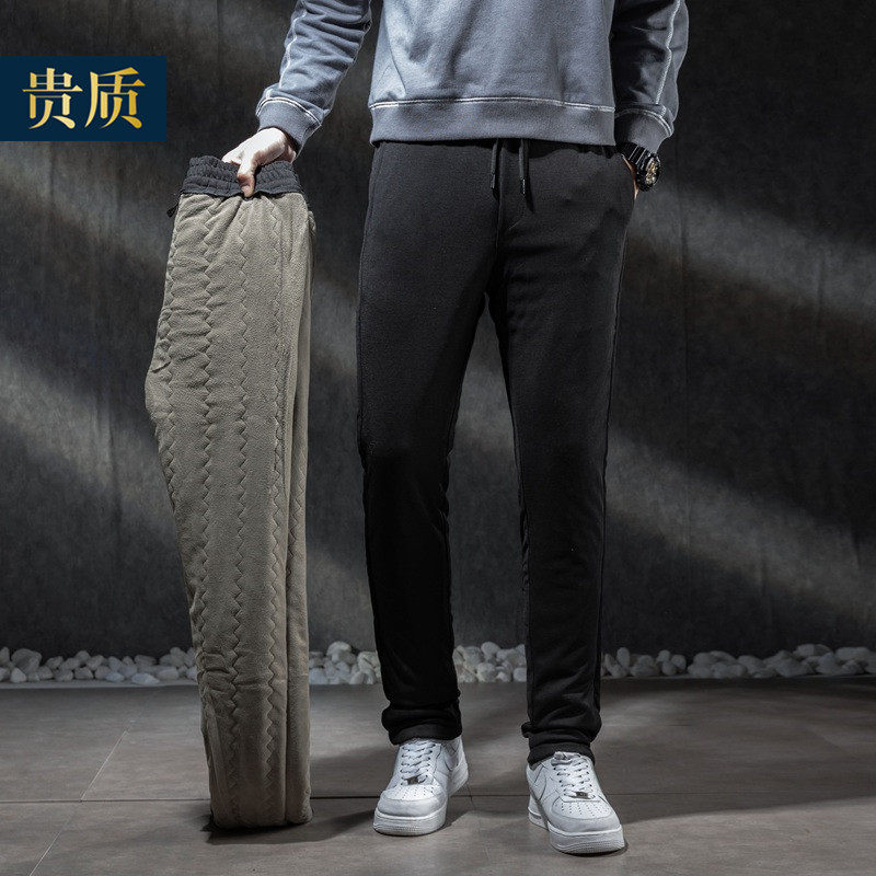 修身蚕丝棉裤男加绒加厚保暖裤冬外穿高腰护腰护膝羊毛裤中年棉裤,男装,棉裤,淘宝优惠券,粉丝福利购,淘宝优惠卷