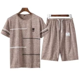 Комплект, мужская футболка, спортивный костюм, короткий рукав