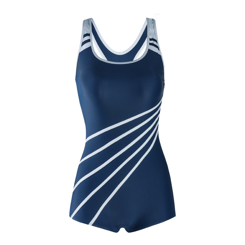 连体平角泳衣泳衣竞速比赛学游泳