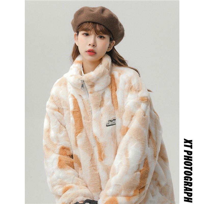 羊羔毛外套女毛茸茸冬季新款棉衣中学生毛绒加厚棉袄男秋冬款棉服,个性定制/设计服务/DIY,棉服工装,淘宝优惠券,粉丝福利购,淘宝优惠卷