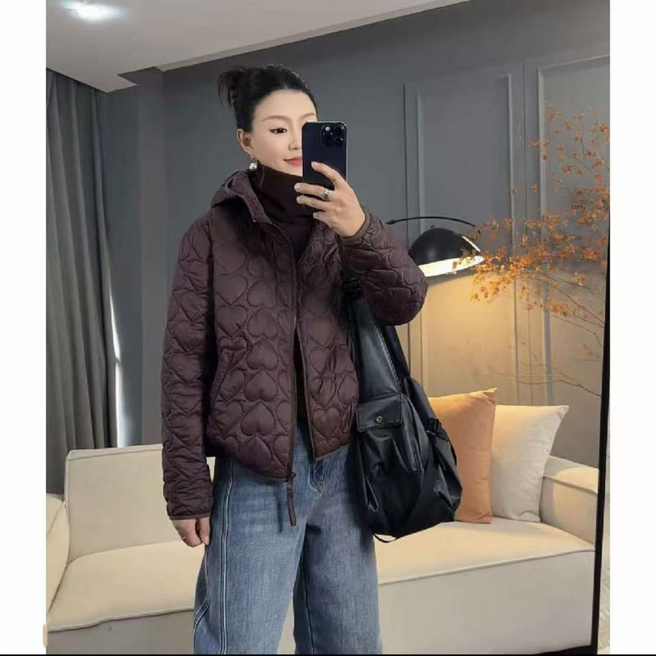 2025冬季韩版休闲简约加棉保暖连帽棉衣女显瘦百搭洋气棉服外套女,个性定制/设计服务/DIY,棉服工装,淘宝优惠券,粉丝福利购,淘宝优惠卷