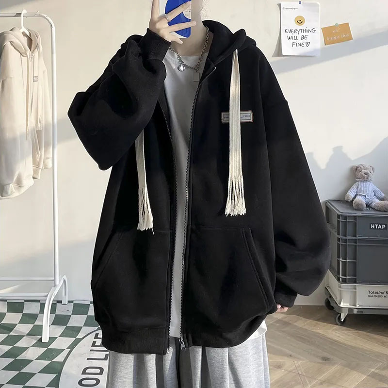 特大码300斤拉链开衫卫衣