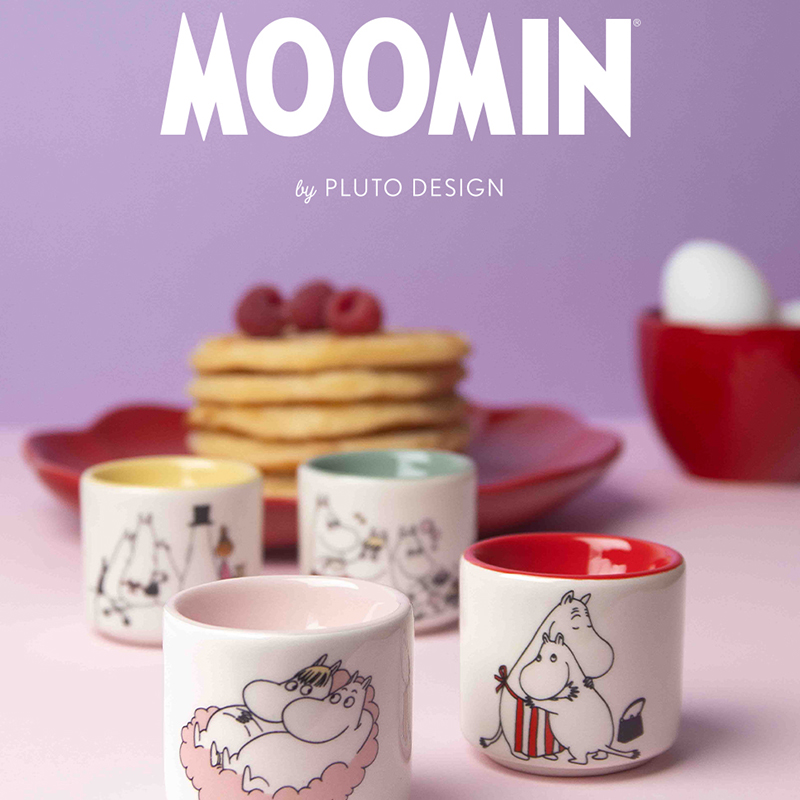 Pluto姆明Mommin周年陶瓷蛋杯