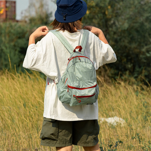 户外双肩背包超轻便携折叠皮肤包登山徒步旅行休闲日常双肩包新款