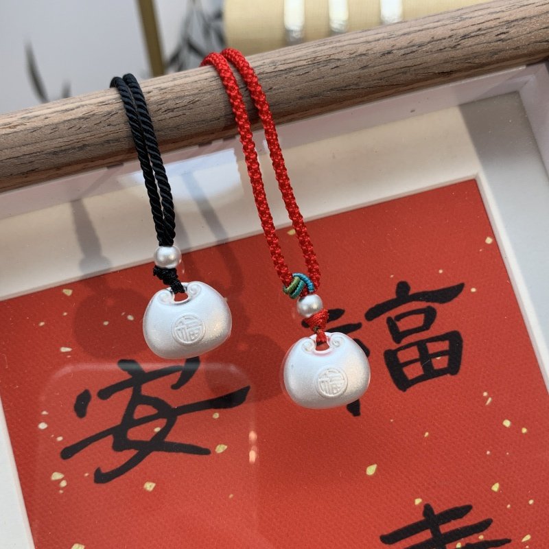 小黄花纯银999实心福袋编绳吊坠项链送礼物情侣闺蜜 2025年爆款,饰品/流行首饰/时尚饰品新,项坠/吊坠,淘宝优惠券,粉丝福利购,淘宝优惠卷