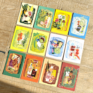 饰 果蔬日历自填小卡手帐礼物手机装 椰奶神 去买菜吧吧 猹鱼商店