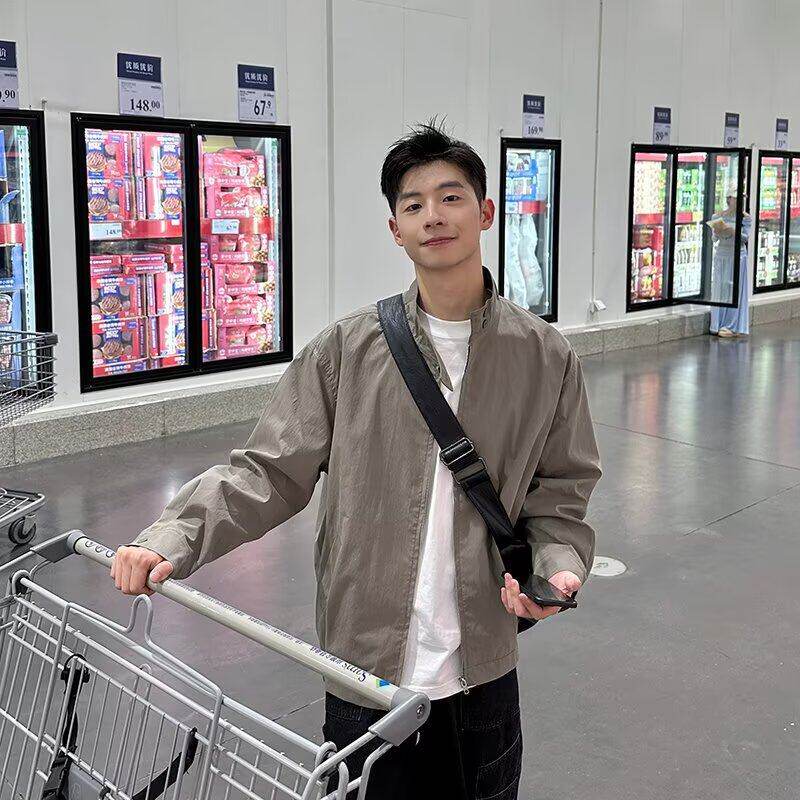 独特超好看男生外套立领