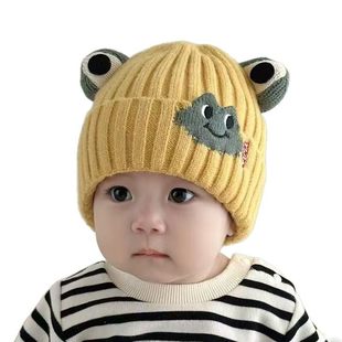 宝宝帽子秋冬季多巴胺牛马打工人小恶魔尤登帽无牙仔帽瓜皮帽可爱