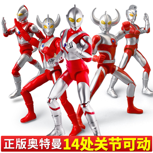 正版锦江泰罗初代人偶超人手办软胶怪兽儿童关节可动套装玩偶玩具