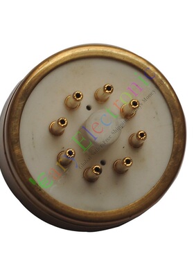 全新HIFI功放8脚电子管座音响DIY配件搭棚用KT88-G镀金电子管座