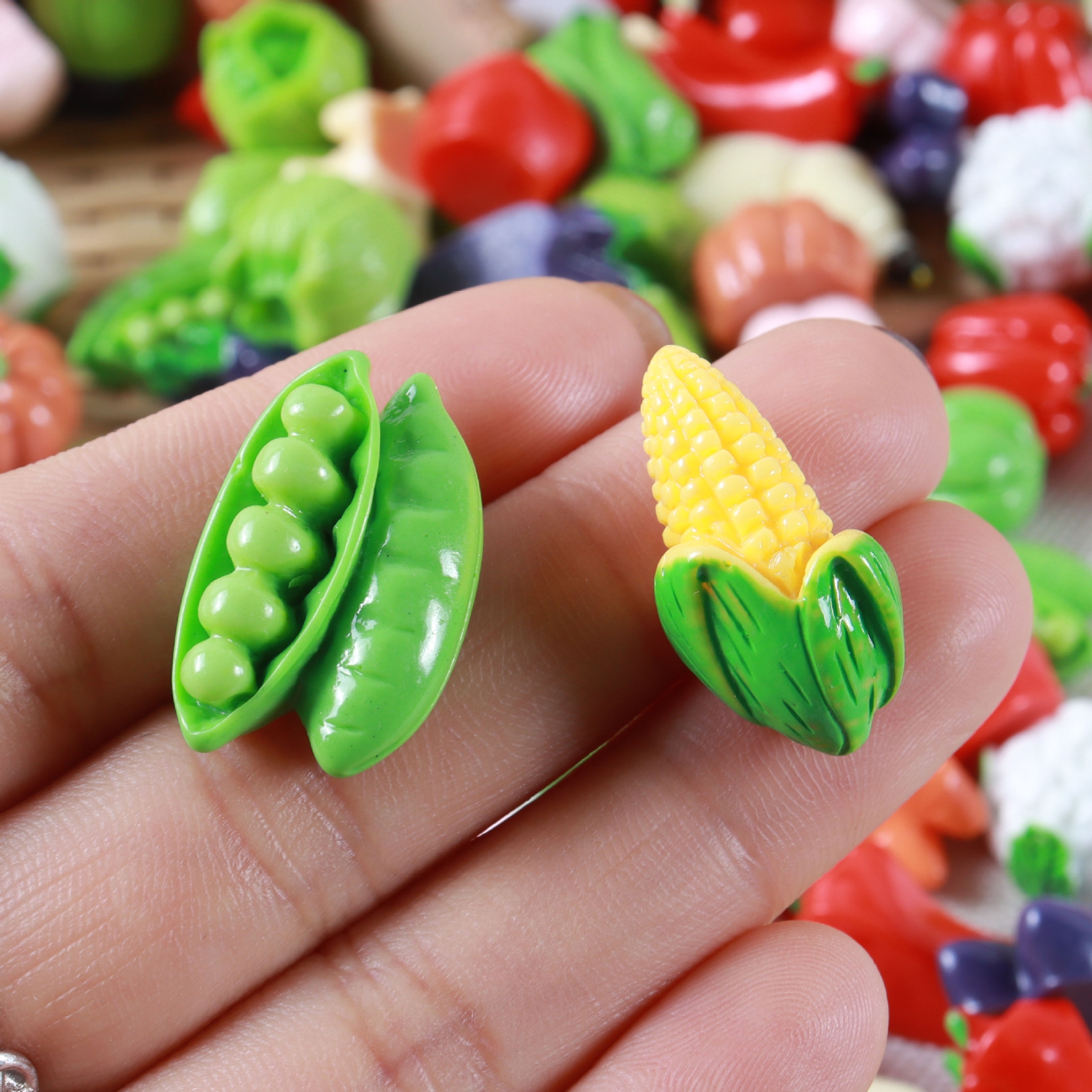 小人国迷你蔬菜模型摆件