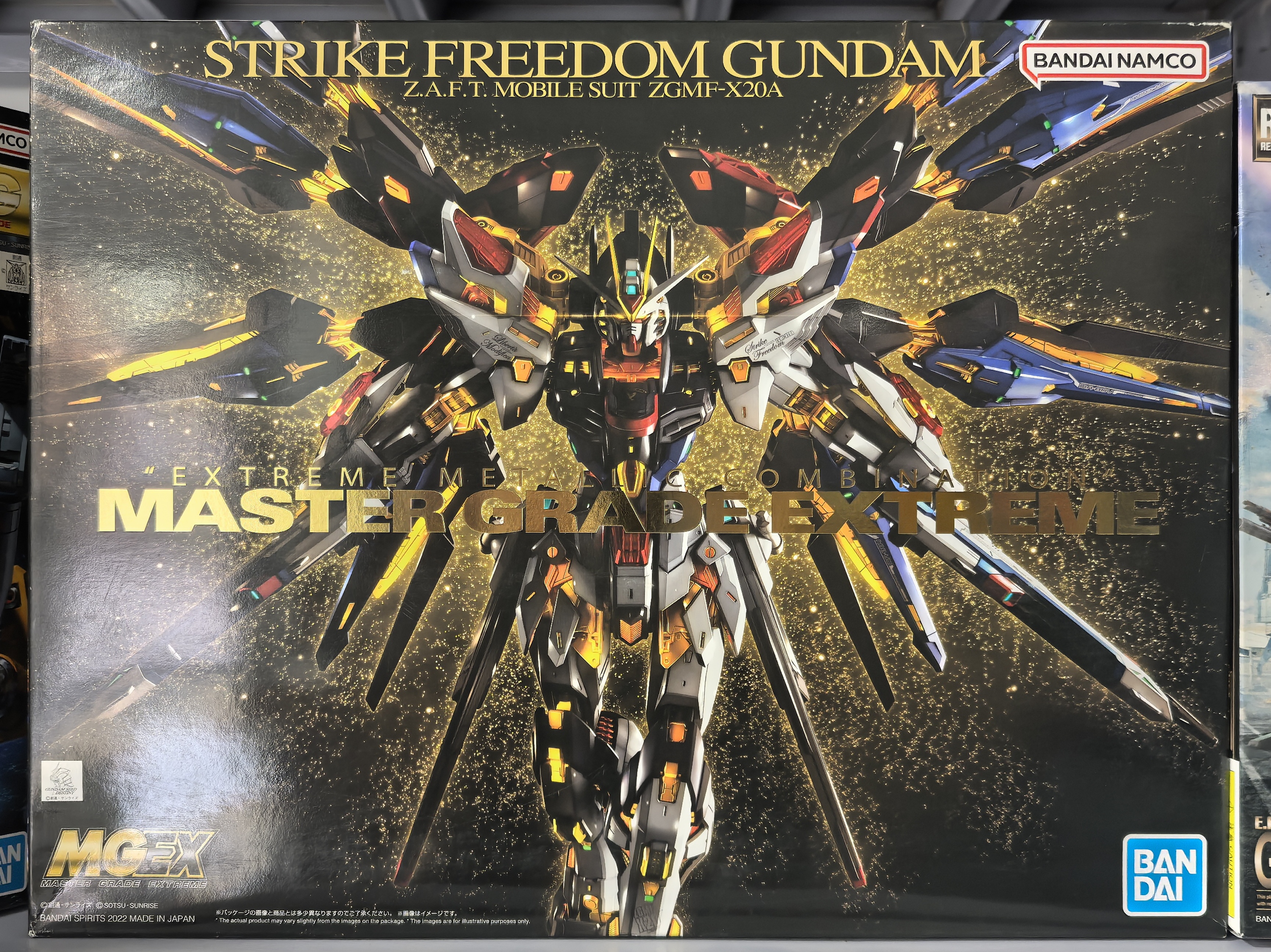 现货 万代MGEX 1/100强袭自由高达突击自由高达拼装模型正品