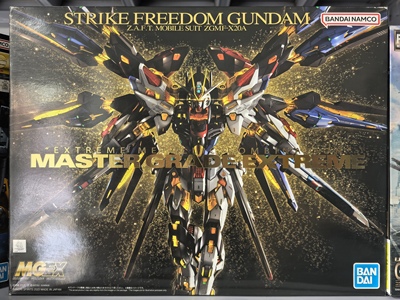 现货 万代MGEX 1/100强袭自由高达突击自由高达拼装模型正品