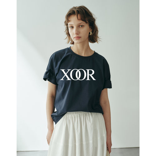 XOOR花苞袖宽松透气短袖T恤女夏