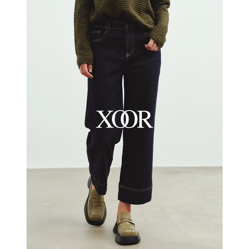 XOOR复古直筒牛仔裤2025冬