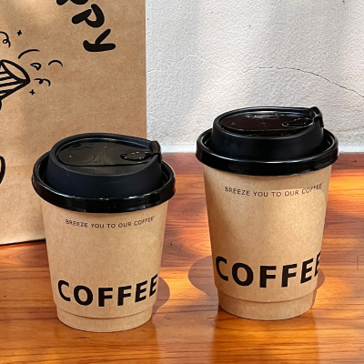 一次性咖啡杯加厚纸杯整箱批发价