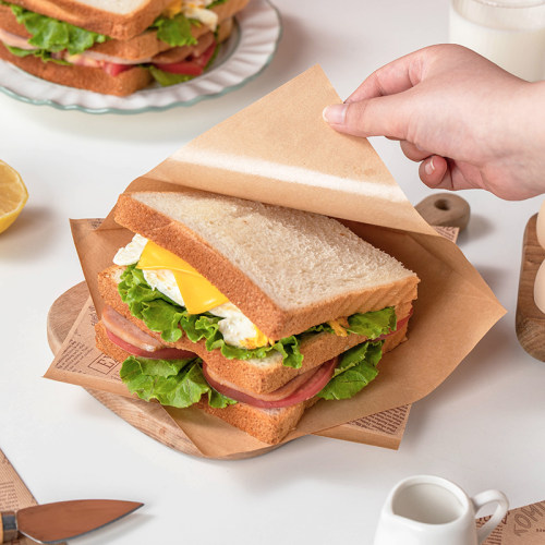 三明治包装纸防油水纸家用食品级