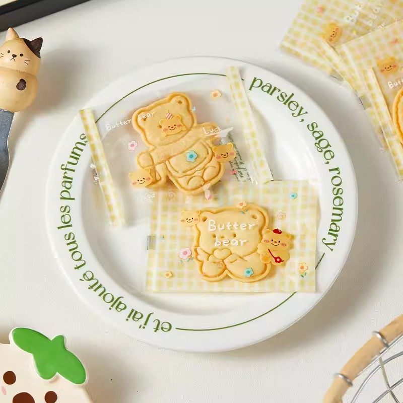 【好物体验专享】黄油小熊饼干包装袋独立小包袋子烘焙曲奇雪花酥,厨房/烹饪用具,点心包装盒/包装袋,淘宝优惠券,粉丝福利购,淘宝优惠卷