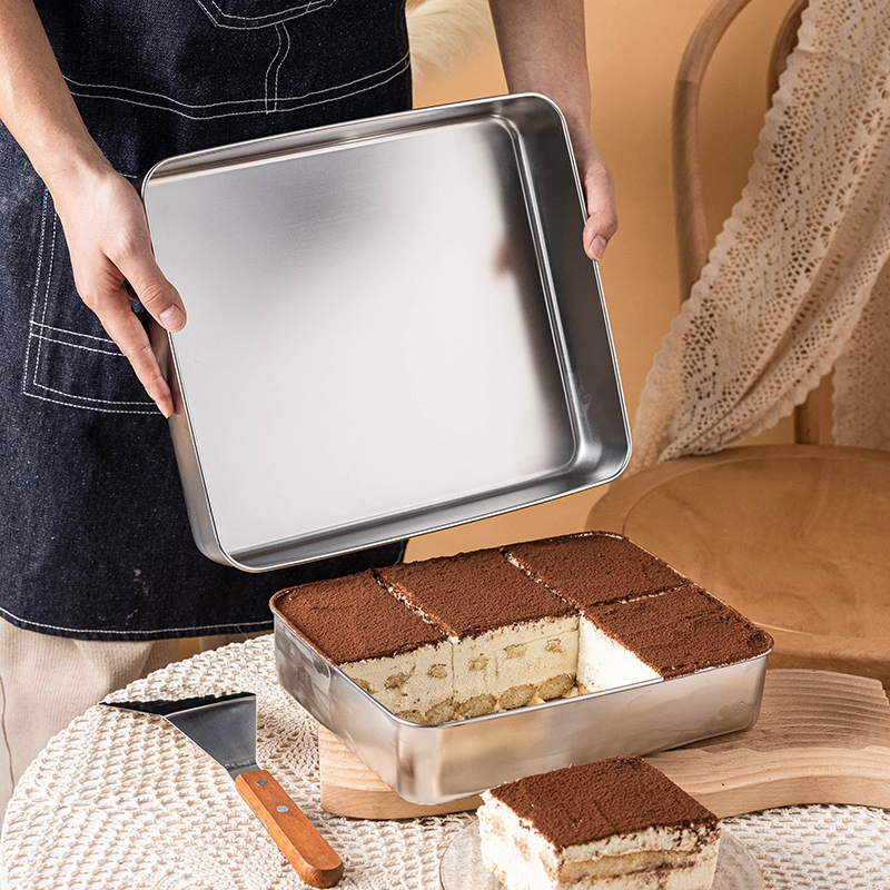 提拉米苏盒子长方形制作网红蛋糕