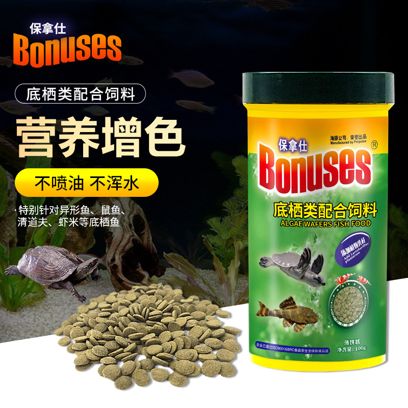 底栖鱼饲料清道夫猪鼻龟虎头鲨