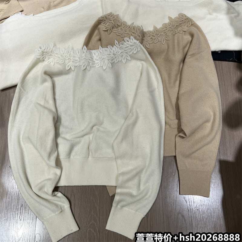 欧洲站2026冬季新款时尚百搭圆领宽松图案提花柔软亲肤针织毛衣女