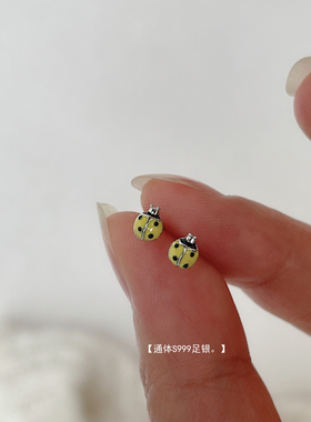 迷你新款耳饰s999纯银小众设计