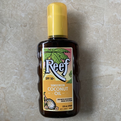 现货澳洲Reef SPF 50 Sunscreen Oil 助晒油220ml