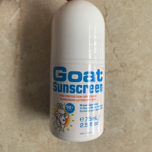 现货澳洲Goat Sunscreen Dry Touch防晒滚珠75ml