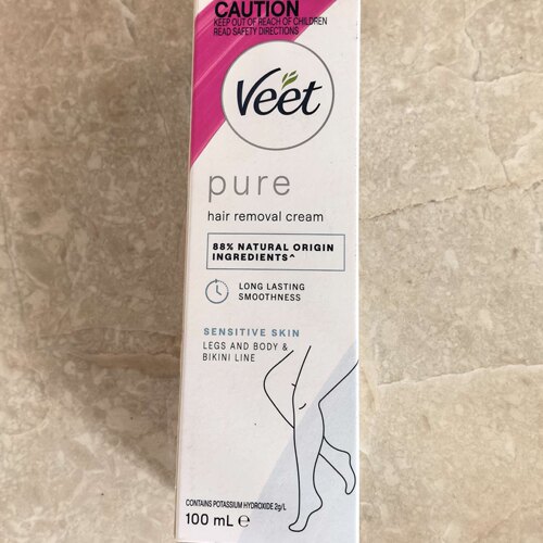 现货澳洲Veet Pure Hair Removal Cream Legs And脱毛膏100ml