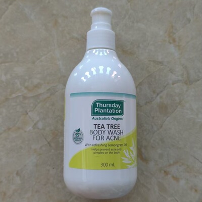 现货澳洲Thursday Plantation星期四Tea Tree Body沐浴露300ml