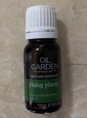 现货澳洲Oil Garden Ylang Ylang Pure依兰花精油12ml