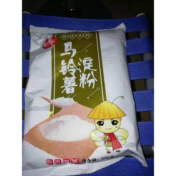 新货蜜丹儿土豆淀粉纯马铃薯淀粉500g食用生粉勾芡烹饪商用勾芡粉
