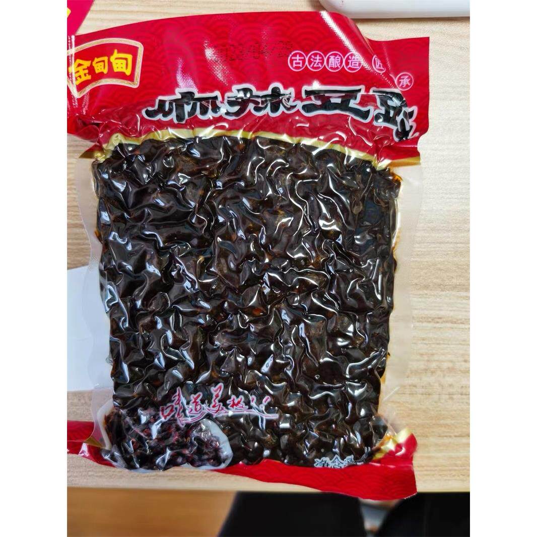 新货湖南豆豉正宗豆鼓麻辣豆豉干香辣特产原味豆鼓调味料酱豆500g