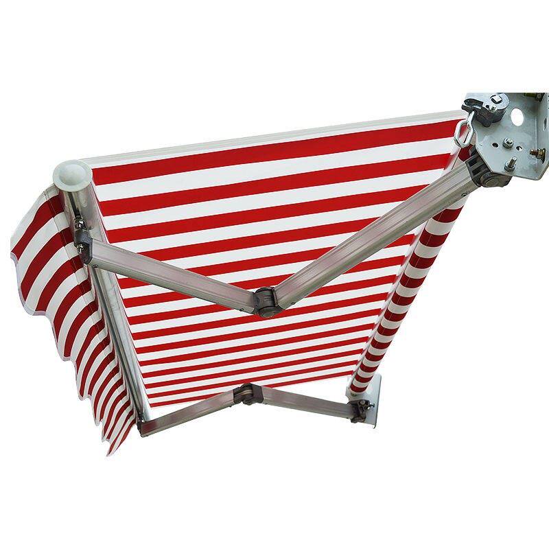 门面房伸缩遮阳伞户外棚伸缩式雨棚折叠商铺帐篷屋檐停车棚阳台铝