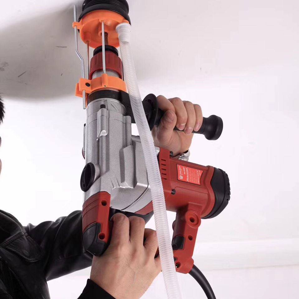 电锤防尘冲击钻防尘罩接灰碗电钻集尘器接灰杯 高端电锤防尘装置