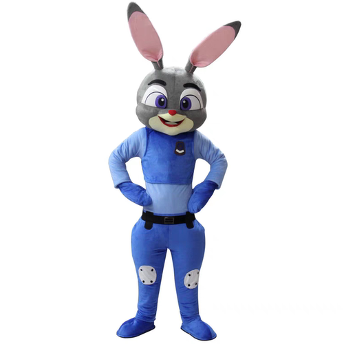 疯狂动物城朱迪尼克大头娃娃人偶