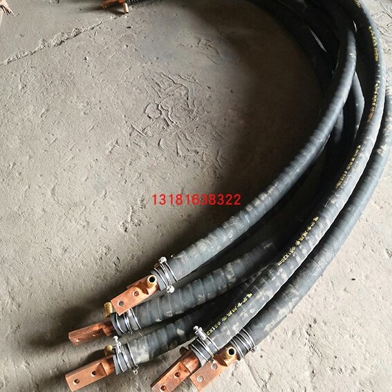 适用于中频炉水电缆感应加热铸造熔炼炉配件紫铜绞线水冷电缆线