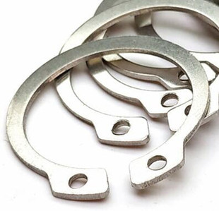 M160 垫片多规格M5 316不锈钢GB894轴用挡圈C型卡簧轴挡 轴卡外卡