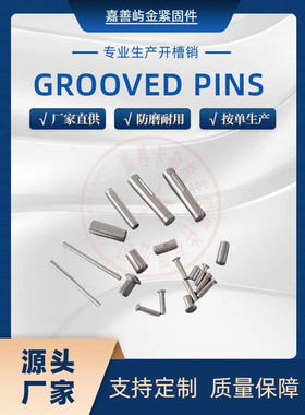DIN1473带倒角及全长平行槽销/GB13829.2/ISO8740材质不锈钢/碳钢