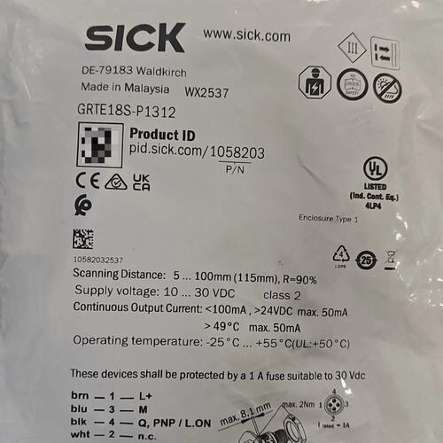 议价光电传感器GRTE18S-P1312GRTE18SP1312GRTE18SP1312