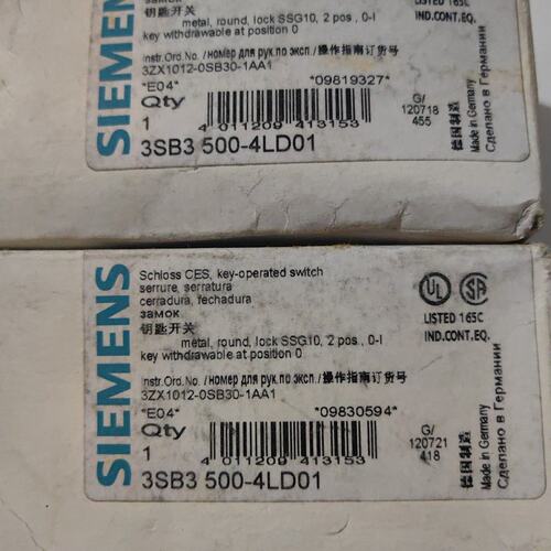 议价钥匙开关3SB3500-4LD013SB3500-4LD023SB3500-4LD03